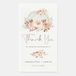 オータムパンプキンベイビーシャワーブラッシュアプリコットフラワルパ