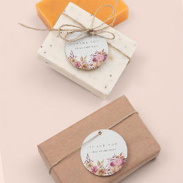 オータムパンプキン＆ワイルドフラワーズ 秋のブライダルシャワー フェイバータグ