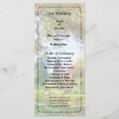 オータムビスタ結婚式 プログラム (正面)