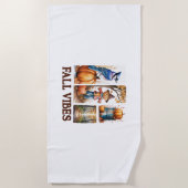 オータムビベス秋ビベス ビーチタオル (正面)