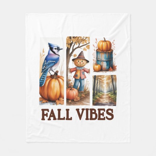 オータムビベス秋ビベス フリースブランケット (正面)