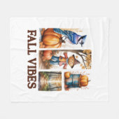 オータムビベス秋ビベス フリースブランケット (正面(横))