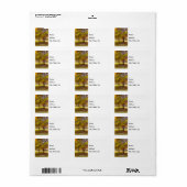 オータムビューベンチ住所 シール (フルシート)