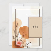 オータムピーチ フラワーズ ウォーターカラーフレーム (裏面)