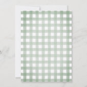 オータムファームパンプキン　男女兼用ベビーシャワー 招待状 (裏面)