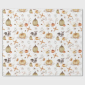 オータムファームパーティー ラッピングペーパー (フラット)