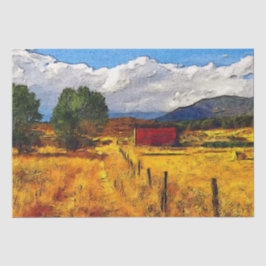 オータムファームフィールドデコパージュティッシュペーパー 薄葉紙