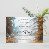 オータムフォレストマウンテン秋の結婚式 招待状 (スタンド正面)