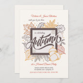 オータムフレーム招待状 招待状 (正面/裏面)