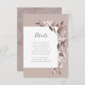 オータムフローラ詳細カード エンクロージャーカード (正面/裏面)