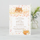 オータムフールベビーシャワー招待状 招待状 (スタンド正面)