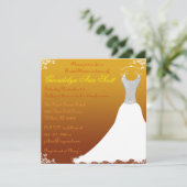 オータムブライダルシャワーの招待 招待状 (スタンド正面)