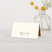 オータムブランチ秋の結婚式 プレイスカード (裏面)