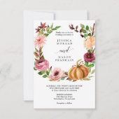 オータムブリス結婚式招待状 招待状 (正面)