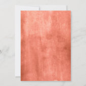 オータムブルガンディオレンジフローラ結婚式招待状 招待状 (裏面)