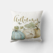 オータムブルーパンプキン装飾用クッション クッション (裏面)