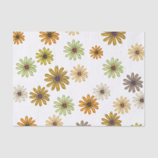 オータムブーケティッシュペーパー 薄葉紙 (正面)