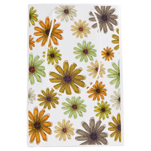 オータムブーケ抱き枕 ミディアムペーパーバッグ (正面)