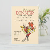 オータムブーケ招待状 招待状 (スタンド正面)