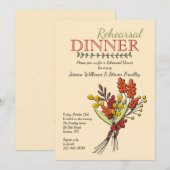 オータムブーケ招待状 招待状 (正面/裏面)