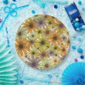 オータムブーケ紙プレート ペーパープレート (パーティー)