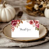 オータムブ素朴ランチ&バブリーブライダルシャワー サンキューカード