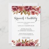 オータムブ素朴ランチ&バブリーブライダルシャワー 招待状 (正面)