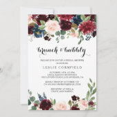 オータムブ素朴ランチ&バブリーブライダルシャワー 招待状 (正面)