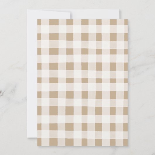 オータムホワイトグリッターパンプキン誕生日招待状 招待状 (裏面)