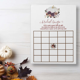 オータムホワイトパンプキン秋恋ビンゴ ノートパッド