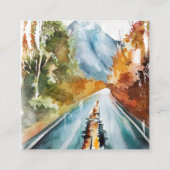 オータムマウンテン結婚ズホテル エンクロージャーカード (裏面)