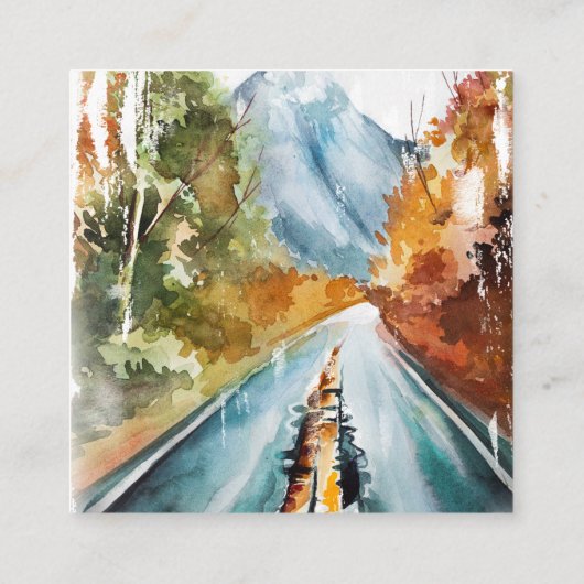 オータムマウンテン結婚ズホテル エンクロージャーカード (裏面)