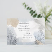 オータムミスト悔やみや弔慰サンキューカード サンキューカード (スタンド正面)