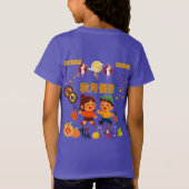 オータムムーンエレガンス紫 Tシャツ (裏面)