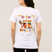 オータムムーンエレガンス ホワイト トライブレンドTシャツ (裏面)