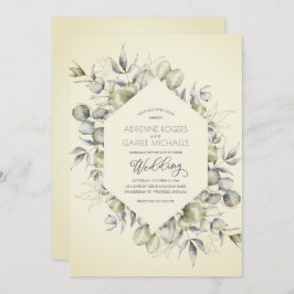 オータムユーエレガントカリ結婚式招待状   招待状