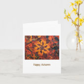 オータムライジング1 カード (黄色い花)