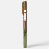 オータムラグジュアリー |幾何学的金ゴールド宝石トーン大理石 Case-Mate iPhoneケース (裏面 / 左)