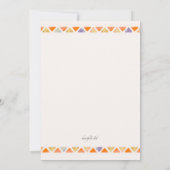 オータムラブバードセーブ・ザ・デート案内 招待状 (裏面)