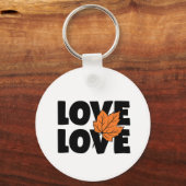 オータムラブプリント キーホルダー (正面)