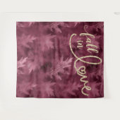 オータムラブ | マルベリーフォトバックドロップ タペストリー (正面(横))