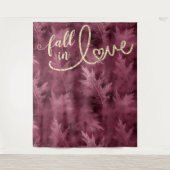 オータムラブ | マルベリーフォトバックドロップ タペストリー (正面)