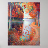 オータムリバーシーンインポインティリストスタイル ポスター (正面)