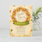 オータムリースの招待状 招待状 (スタンド正面)