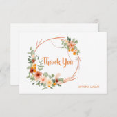 オータムリースサンキュー サンキューカード (正面/裏面)