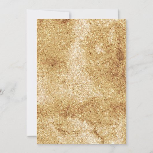 オータムリーフホワイトフラワーポストウェディングブランチ 招待状 (裏面)