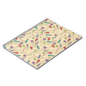 オータムリーフメドレーカラフル秋 ノートブック (左側)