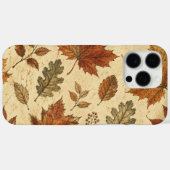 オータムリーブズパターン - ビンテージの秋の植物画 Case-Mate iPhoneケース (裏面 (横))