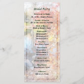 オータムレイク結婚式 プログラム (裏面)