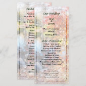 オータムレイク結婚式 プログラム (正面/裏面)